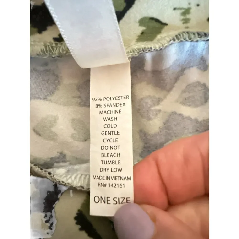 Lularoe Women's One Size Leggings High Waisted Floral Print Active Multi